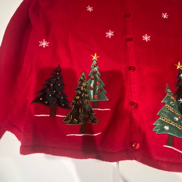 Vintage Classic elements woman’s Christmas sweater - Picture 9 of 11